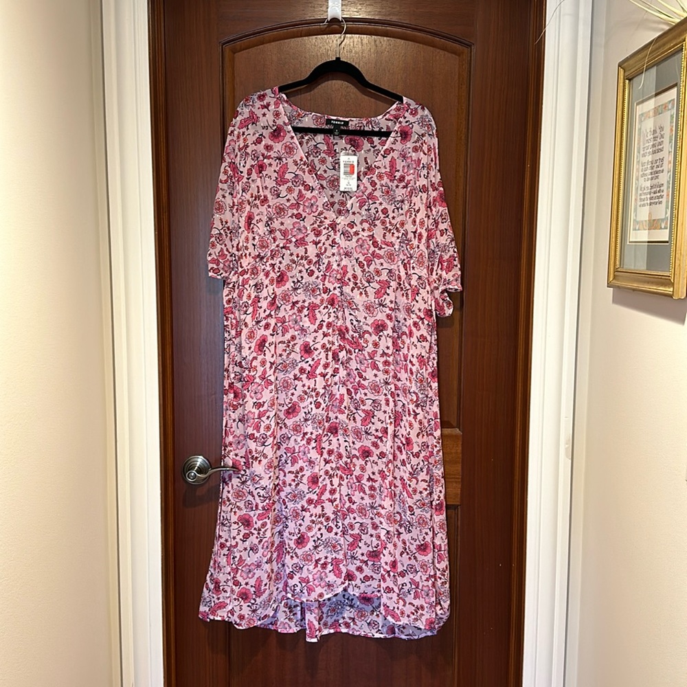 Torrid 1X chiffon kimono NWT